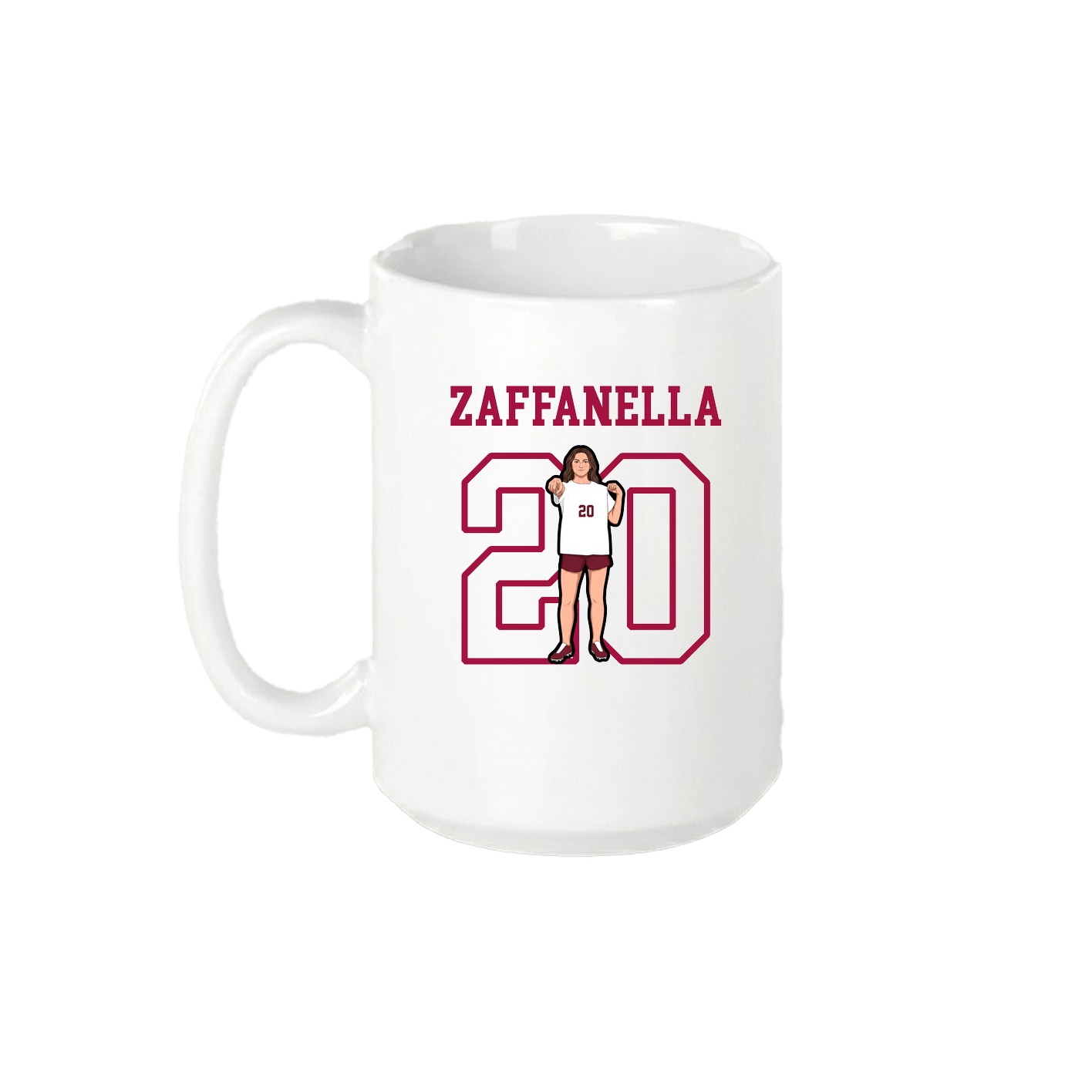 15oz Coffee Mug — Shirsey in White