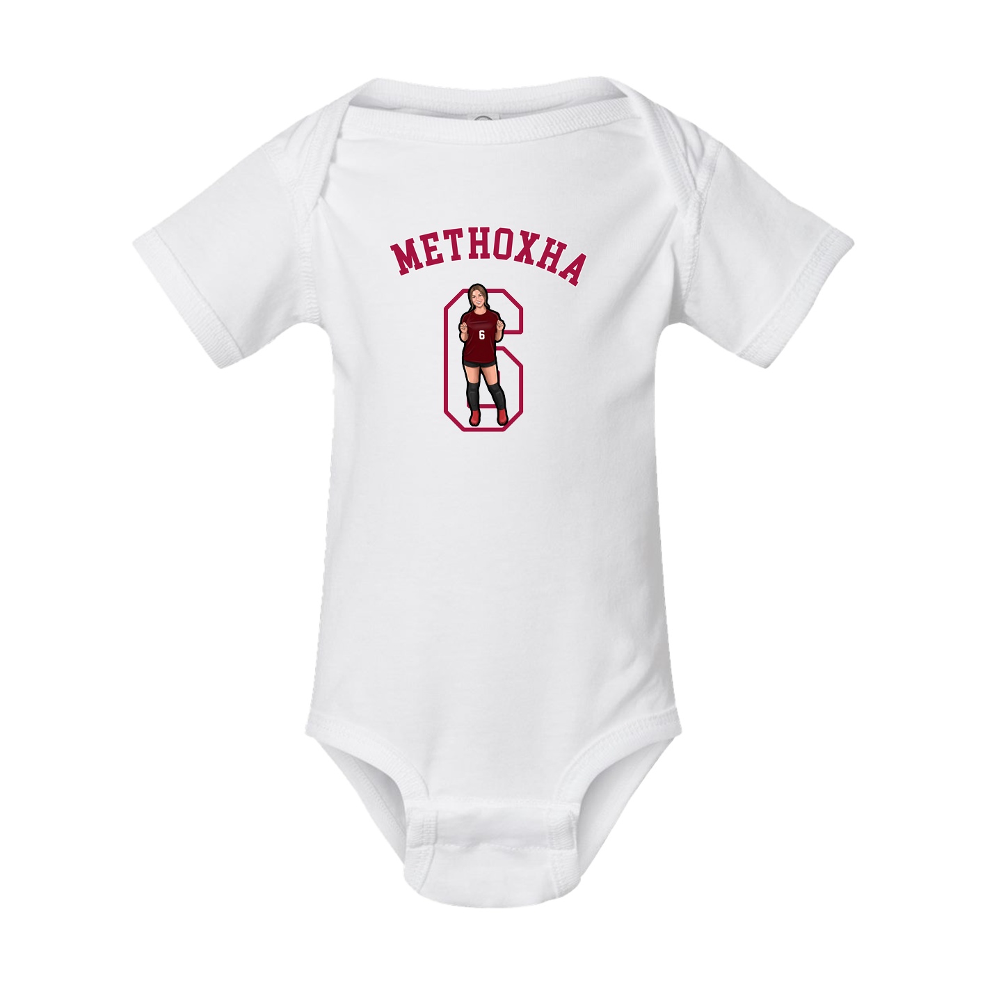 Baby Onesie — Shirsey Arch in White