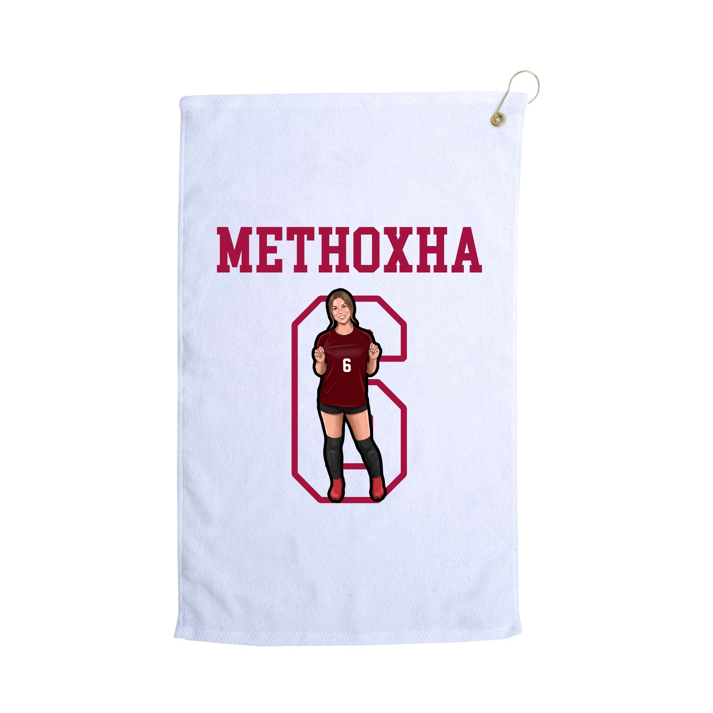 Golf Towel — Shirsey in White