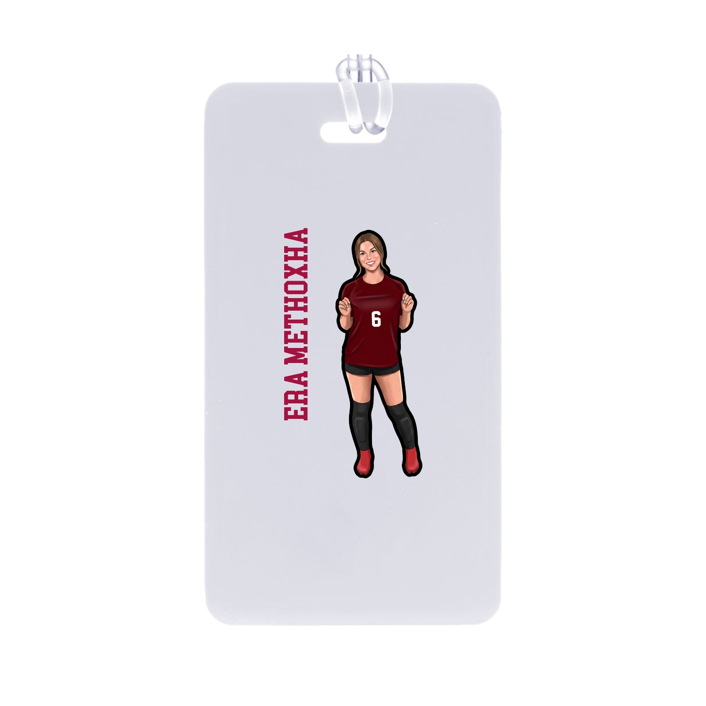Bag Tag — Name Vertical in Classic