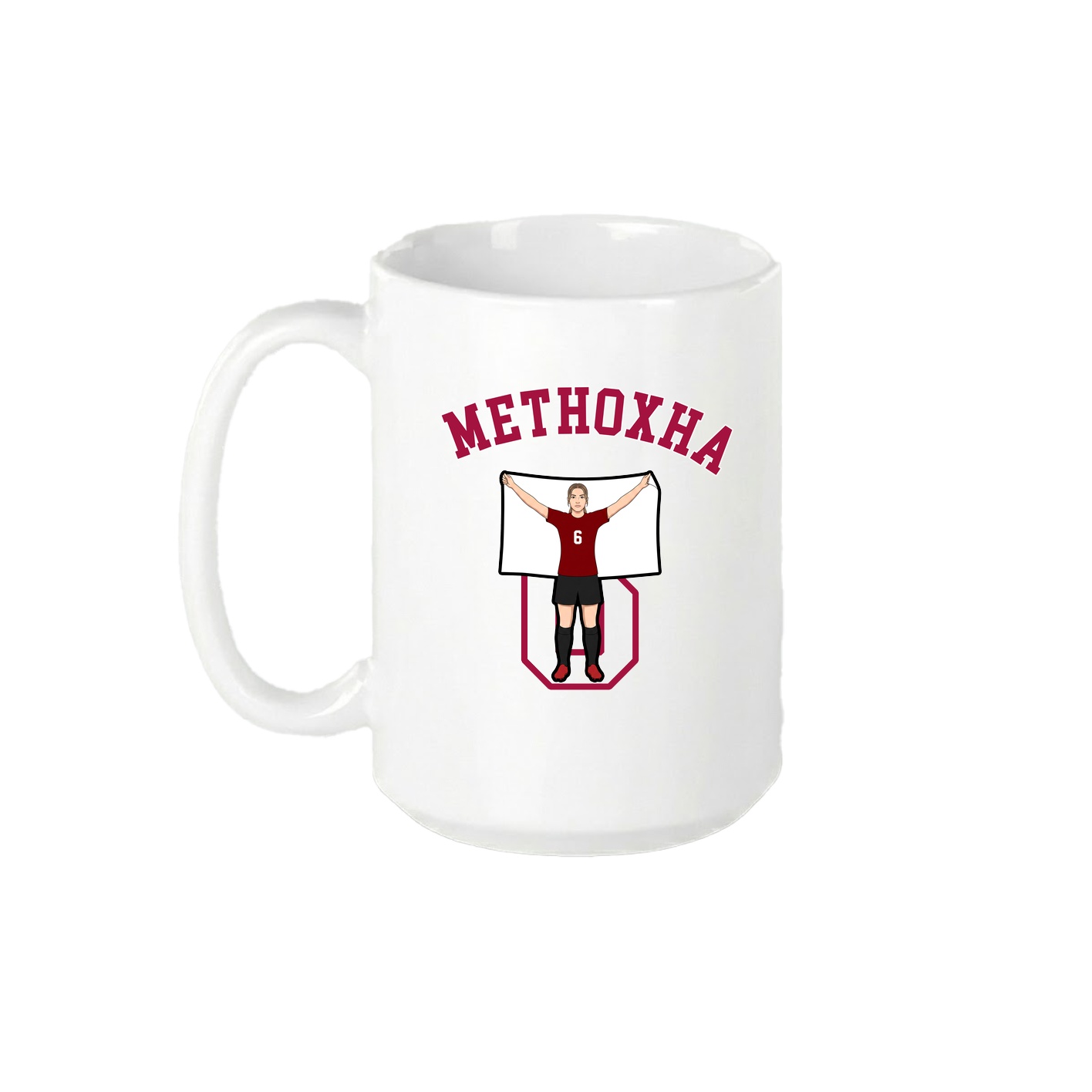 15oz Coffee Mug — Shirsey Arch in White