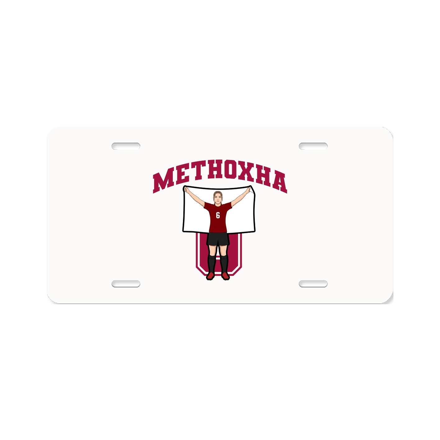 License Plate — Number in Classic