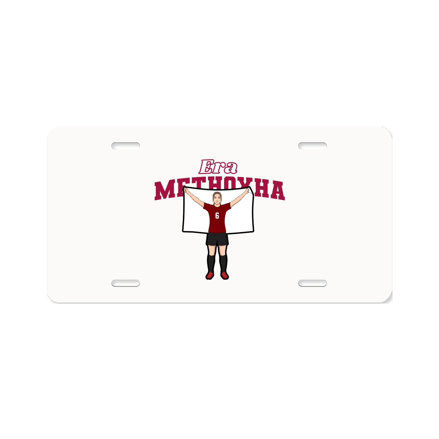 License Plate — Name Arch in Classic