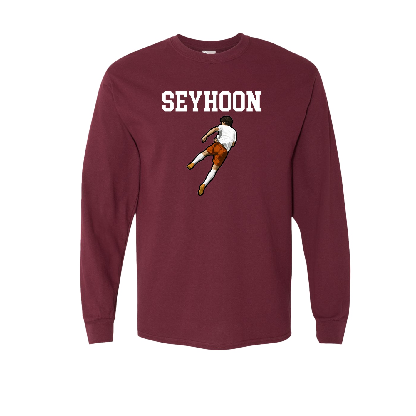 Long Sleeve Tee — Shirsey in Maroon
