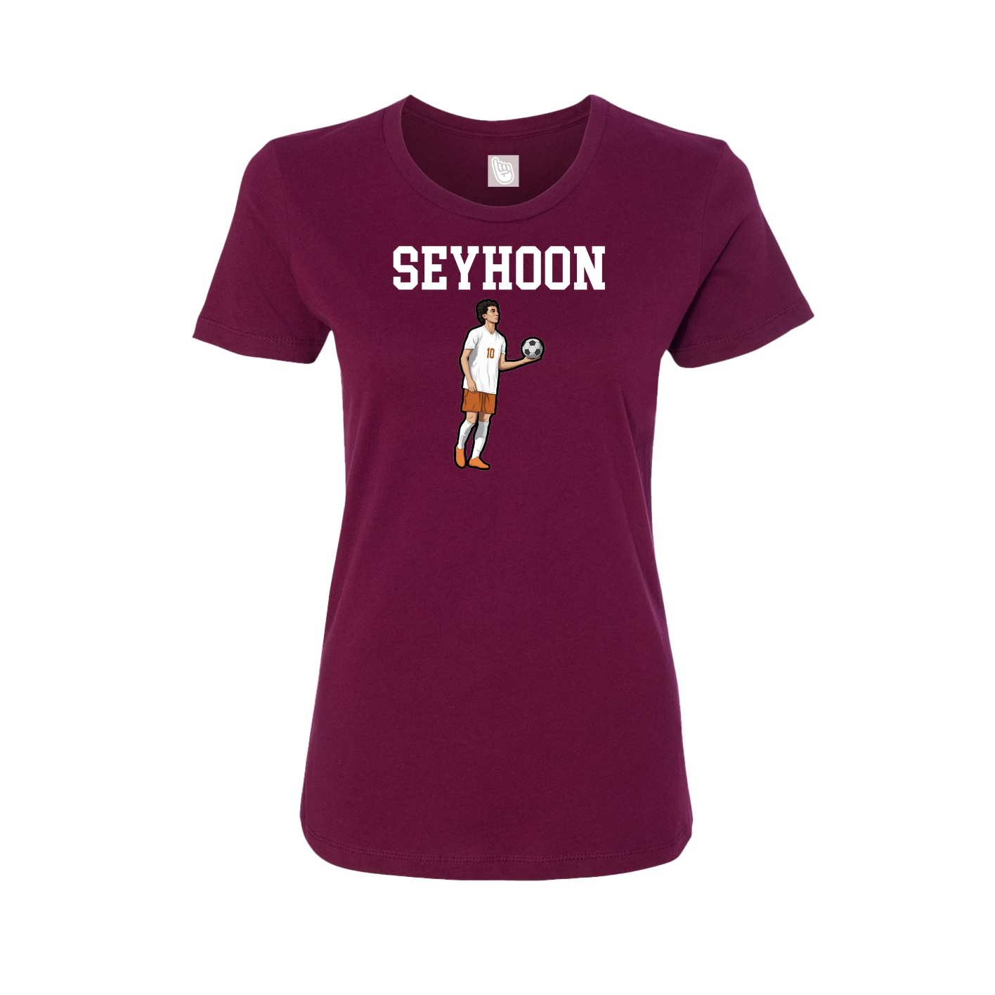 Fitted Women's Tee — Shirsey in Maroon