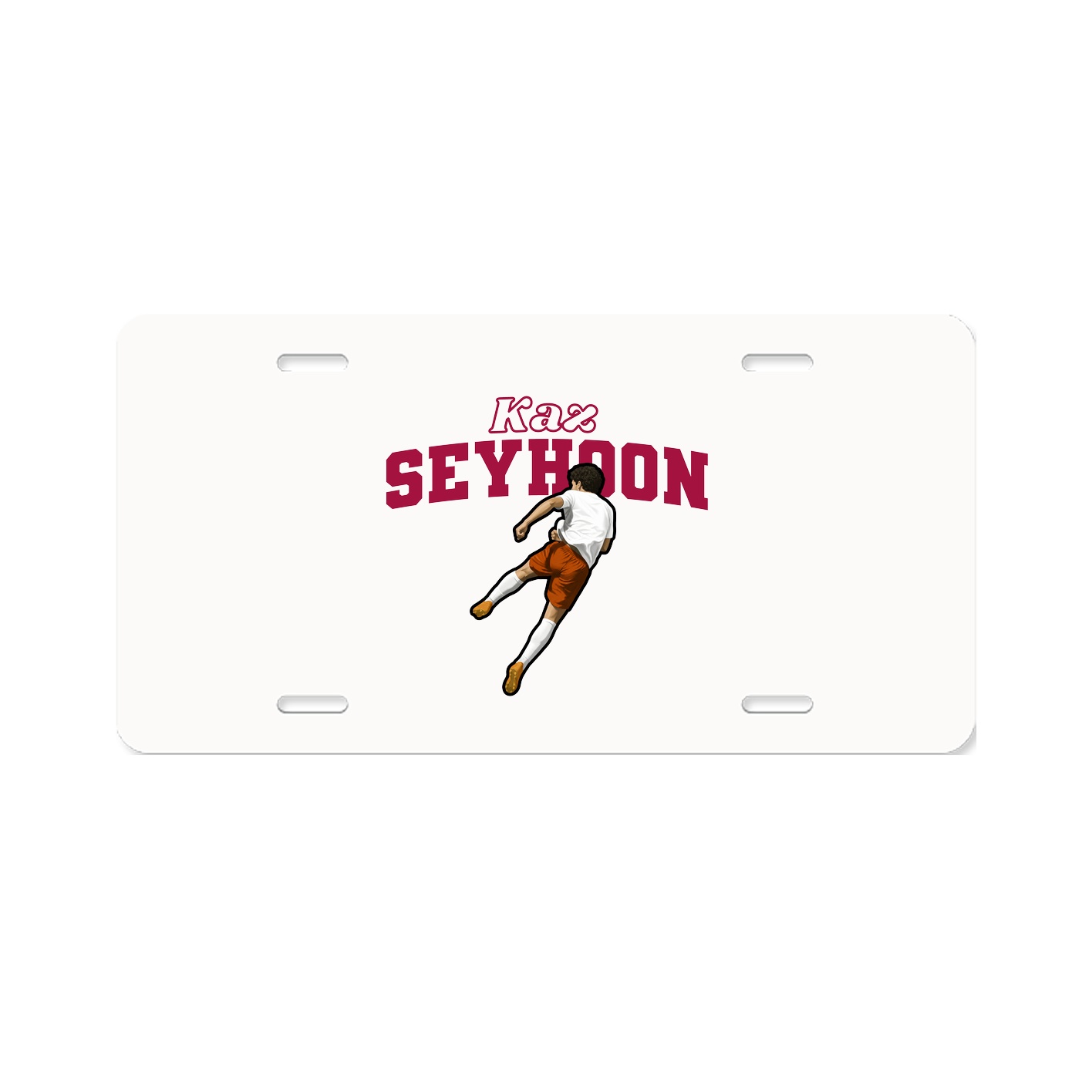 License Plate — Name Arch in Classic