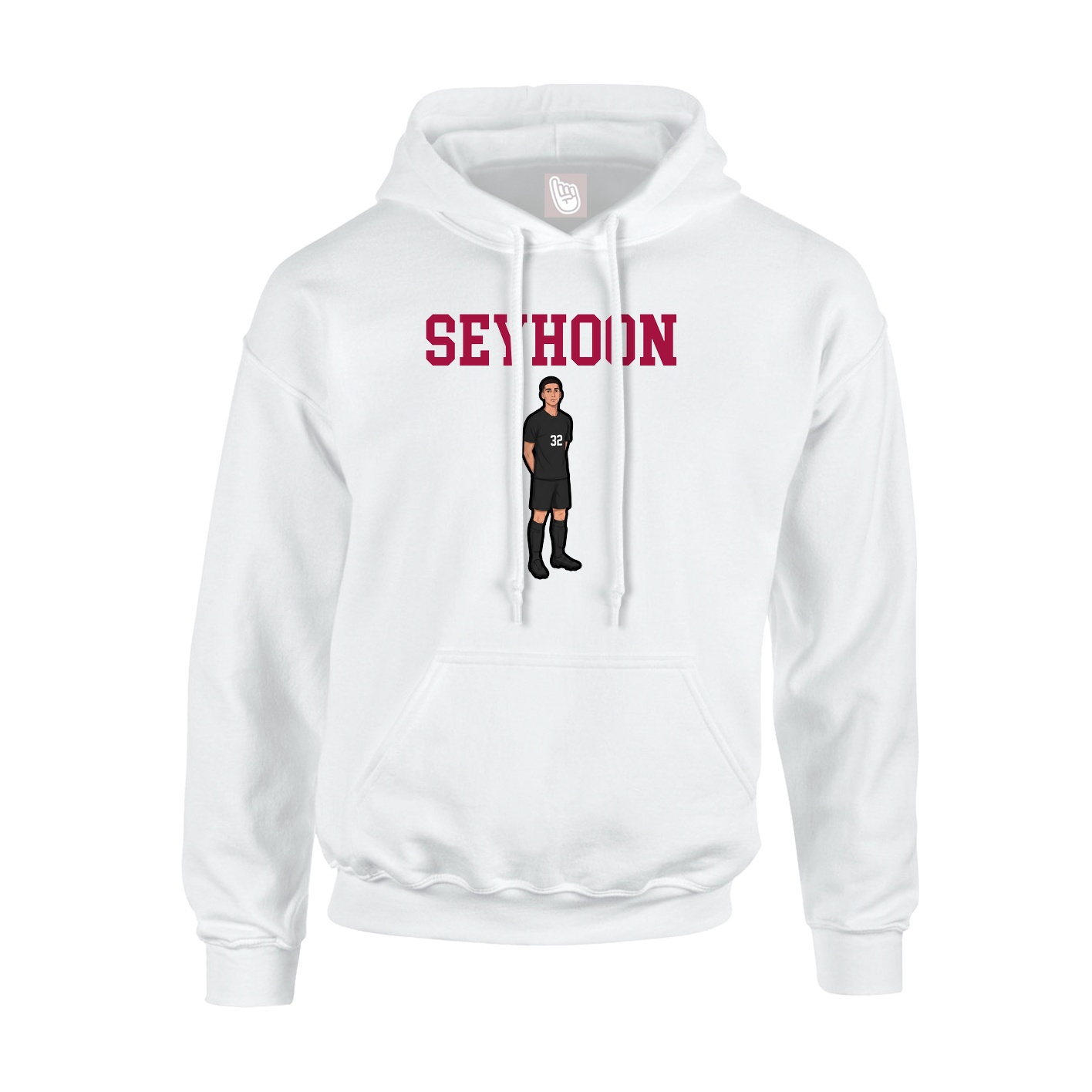Hoodie — Shirsey in White