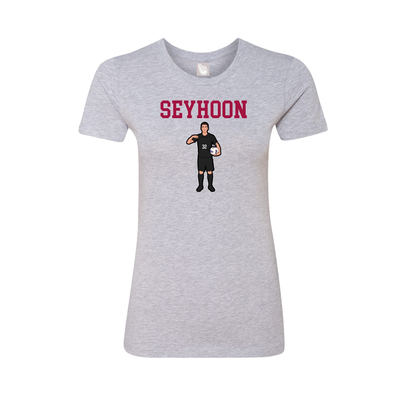 Fitted Women's Tee — Shirsey in Grey