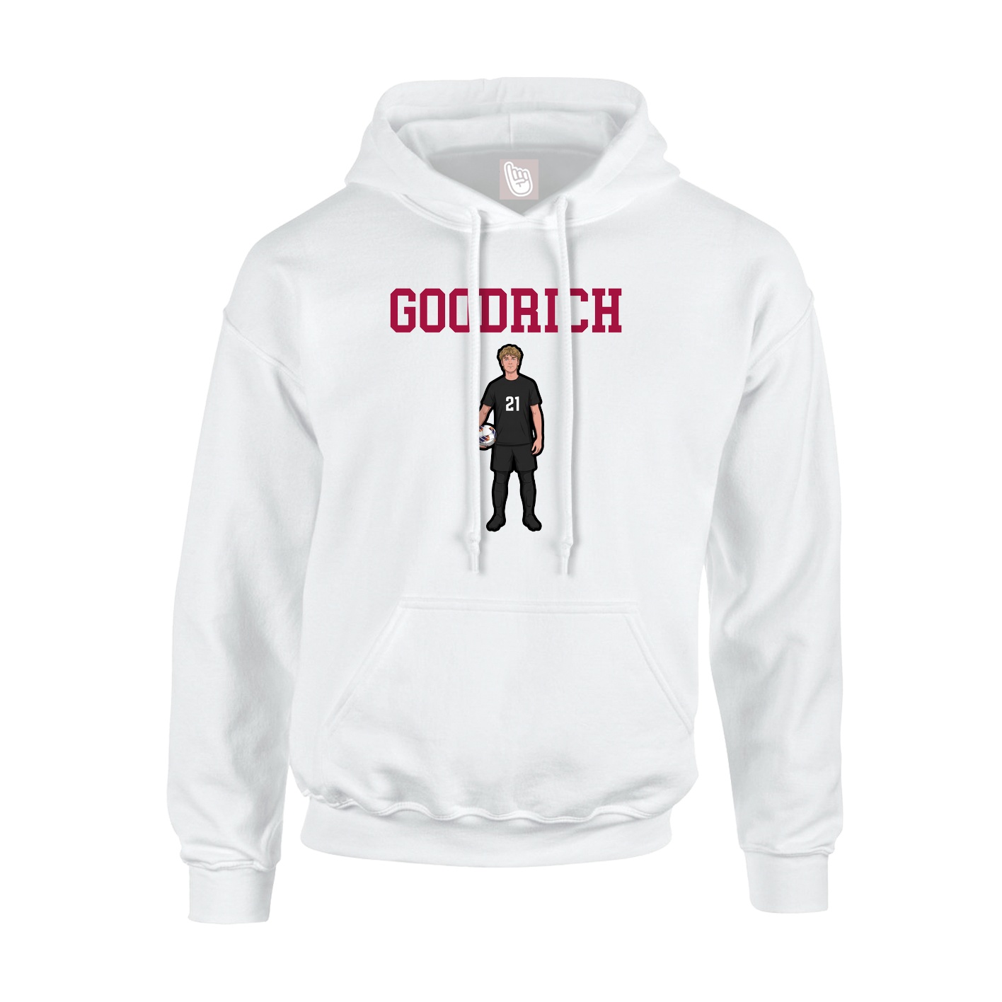 Hoodie — Shirsey in White