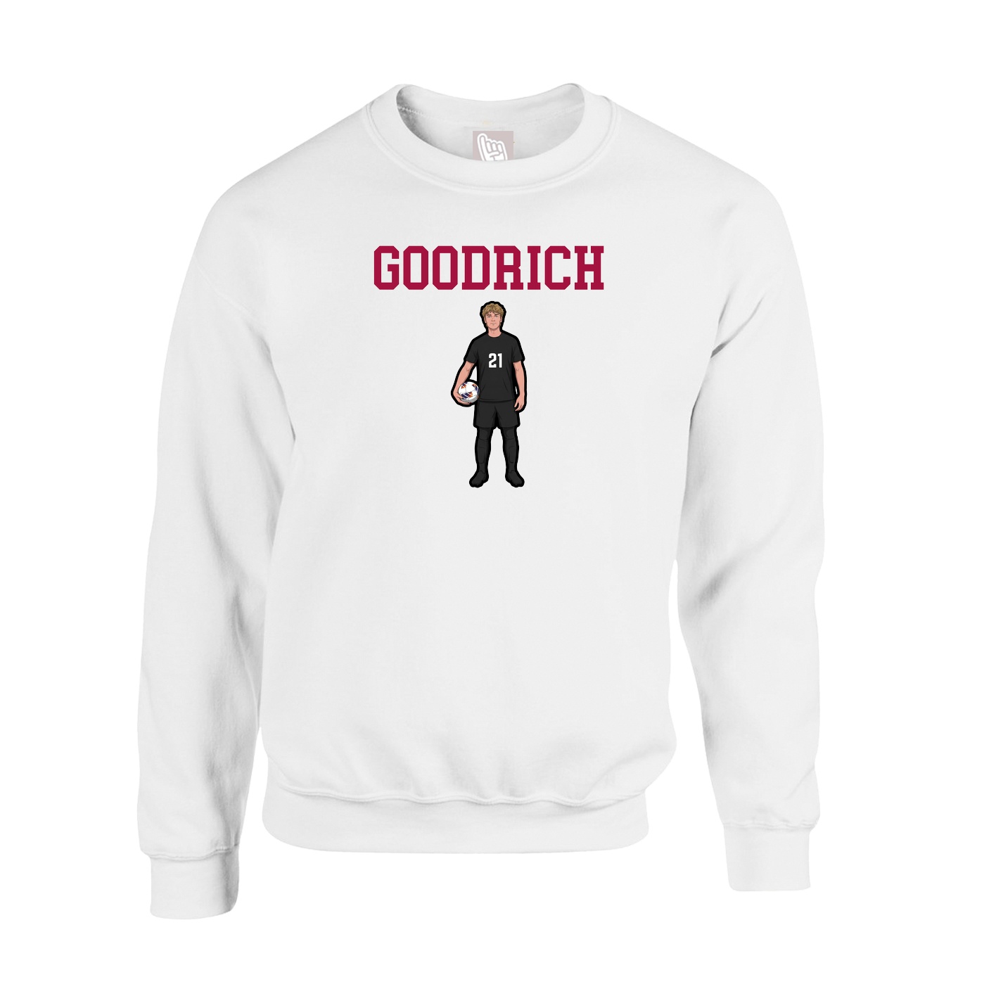 Fleece Crew — Shirsey in White