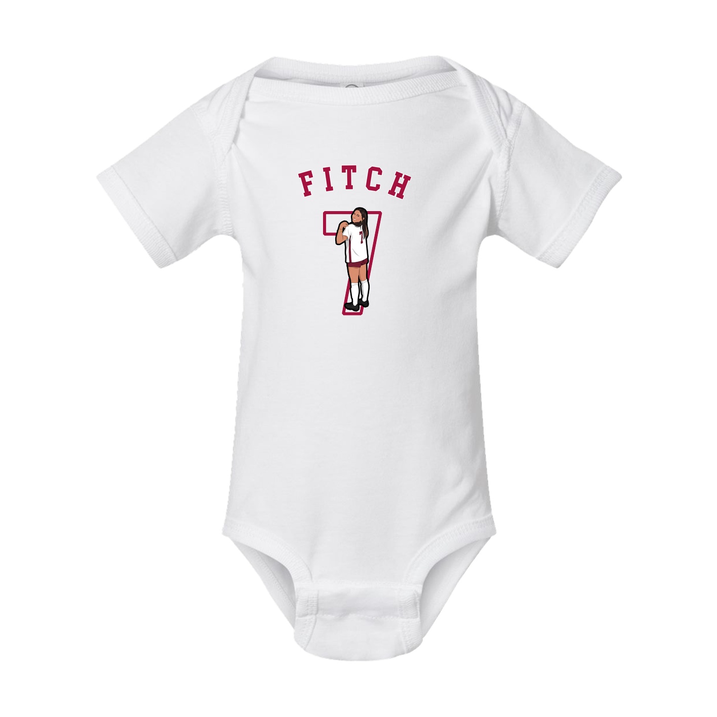 Baby Onesie — Shirsey Arch in White
