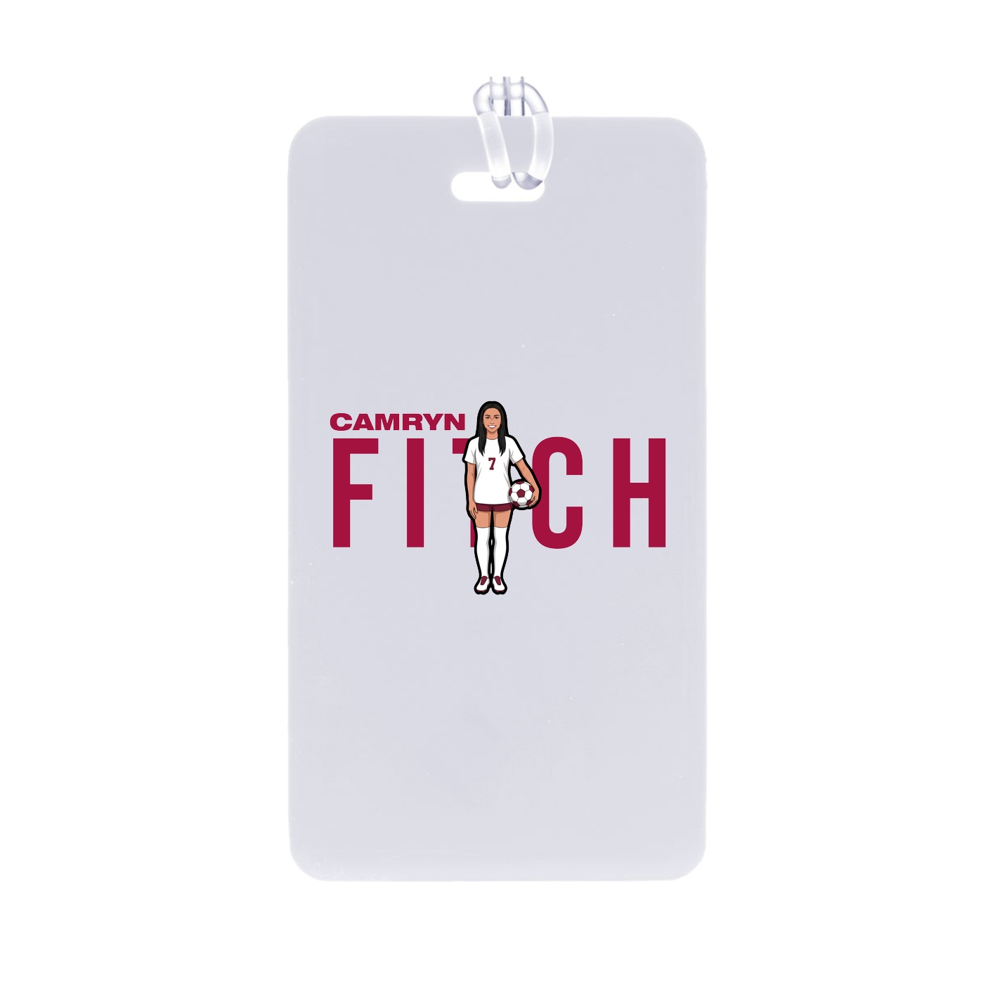 Bag Tag — Player Name in Classic