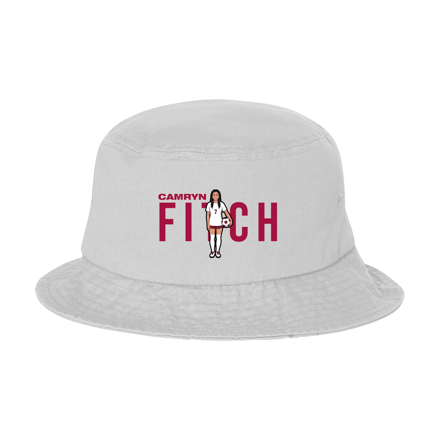 Bucket Cap — Player Name in White
