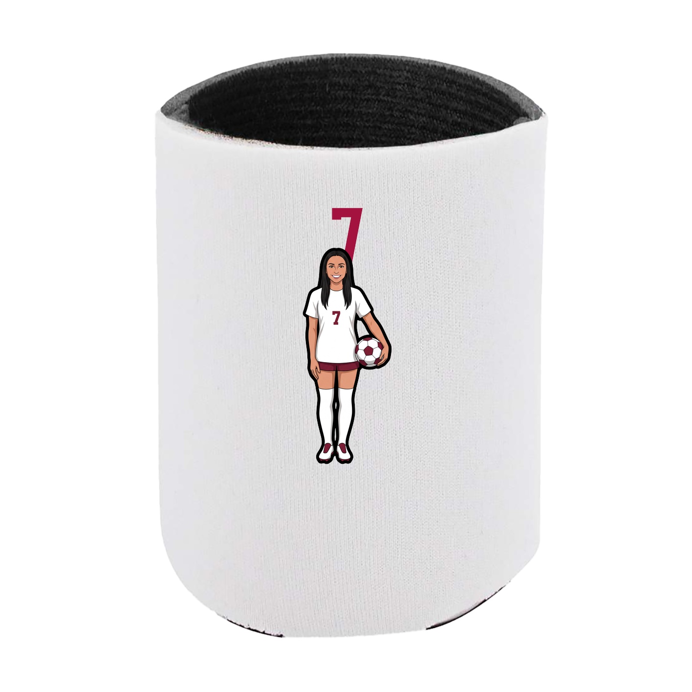 Can Holder — Number Top in White