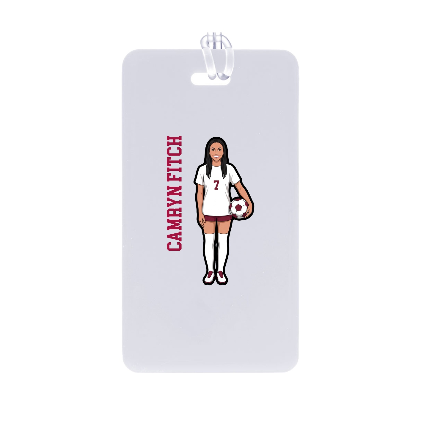 Bag Tag — Name Vertical in Classic