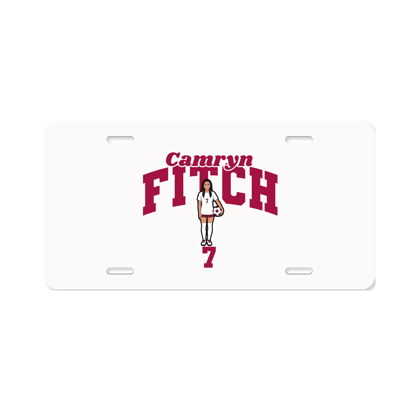 License Plate — Signature Arch in Classic