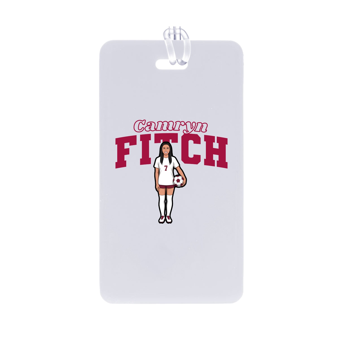 Bag Tag — Name Arch in Classic