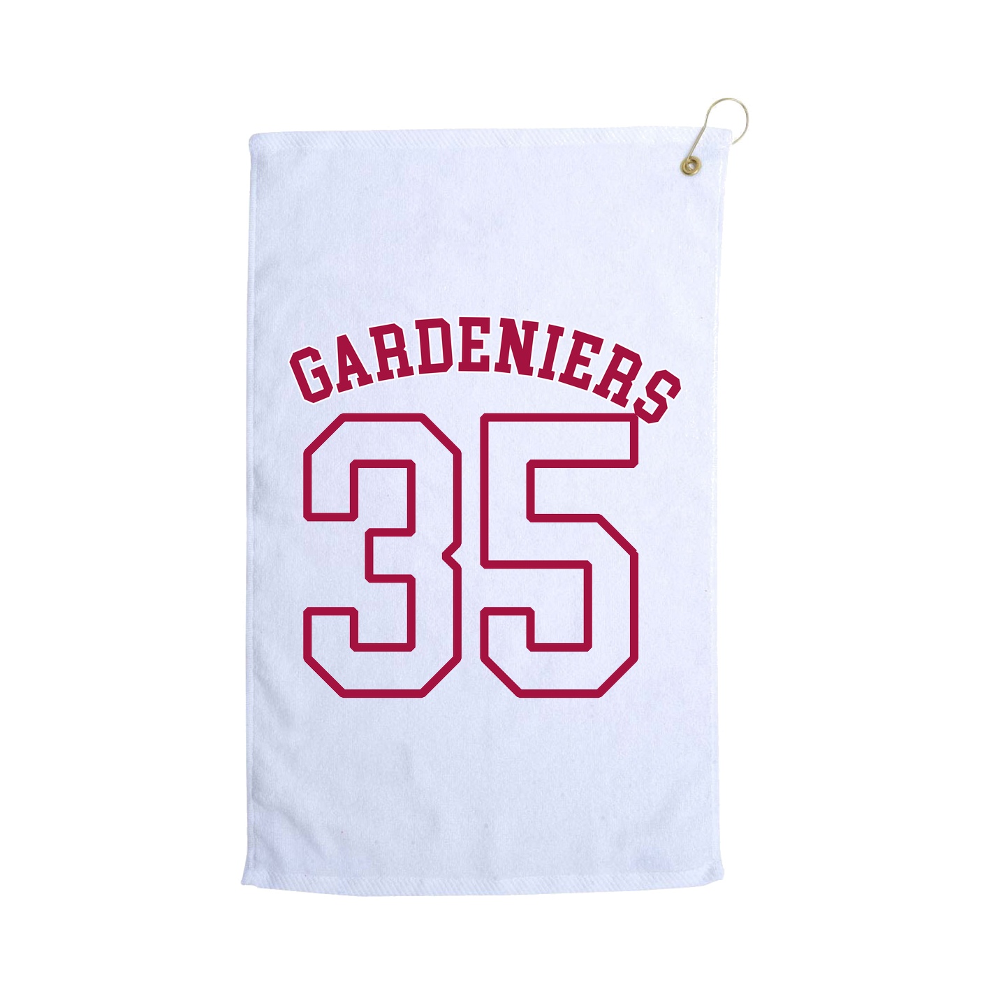 Golf Towel — Shirsey Arch in White