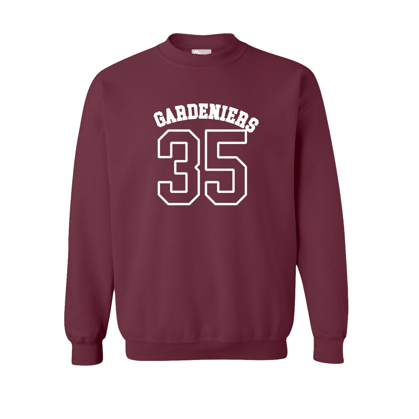 Fleece Crew — Shirsey Arch in Maroon