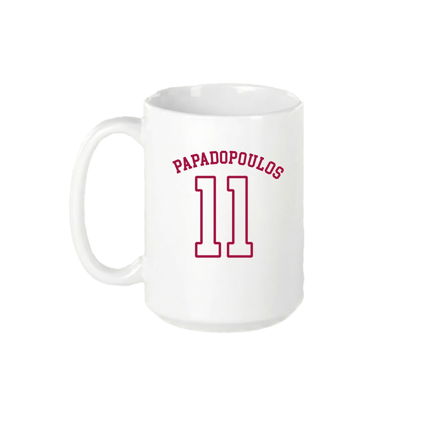15oz Coffee Mug — Shirsey Arch in White