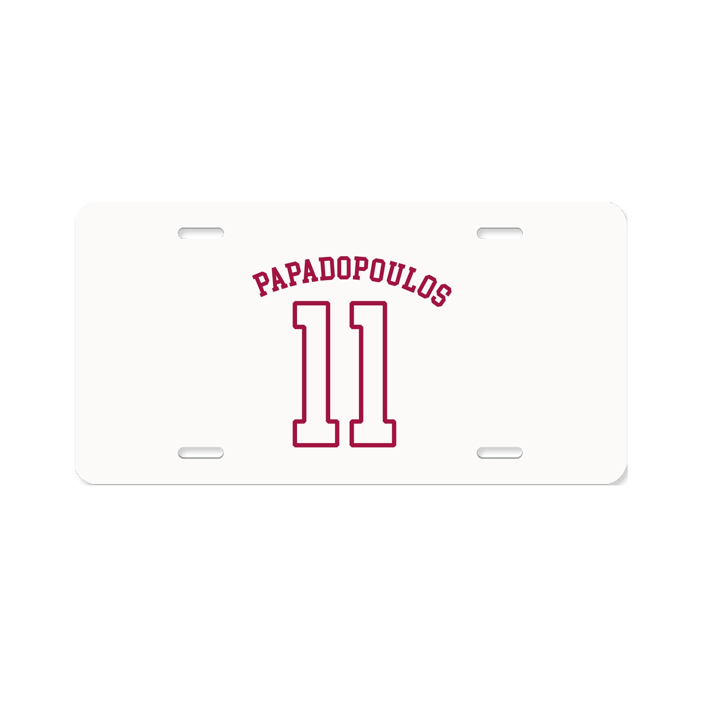 License Plate — Shirsey Arch in Classic