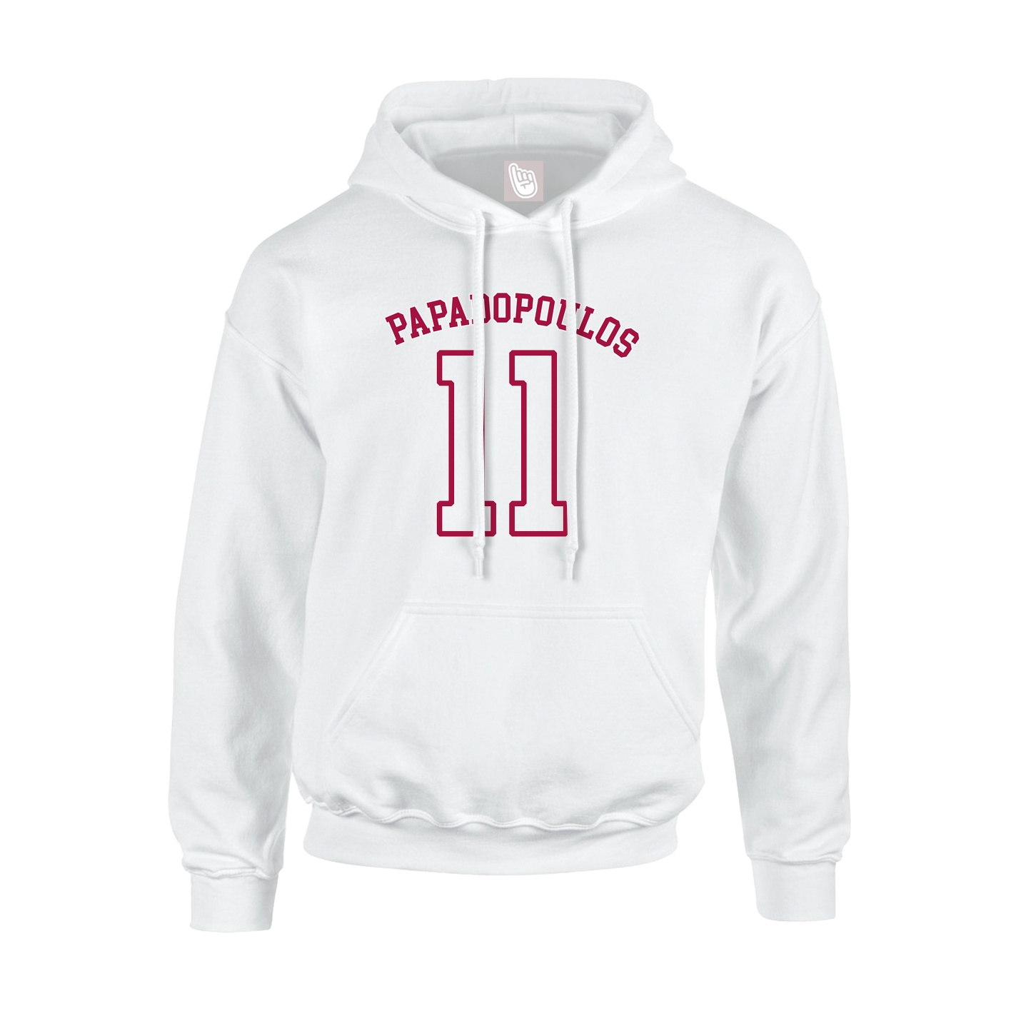 Hoodie — Shirsey Arch in White