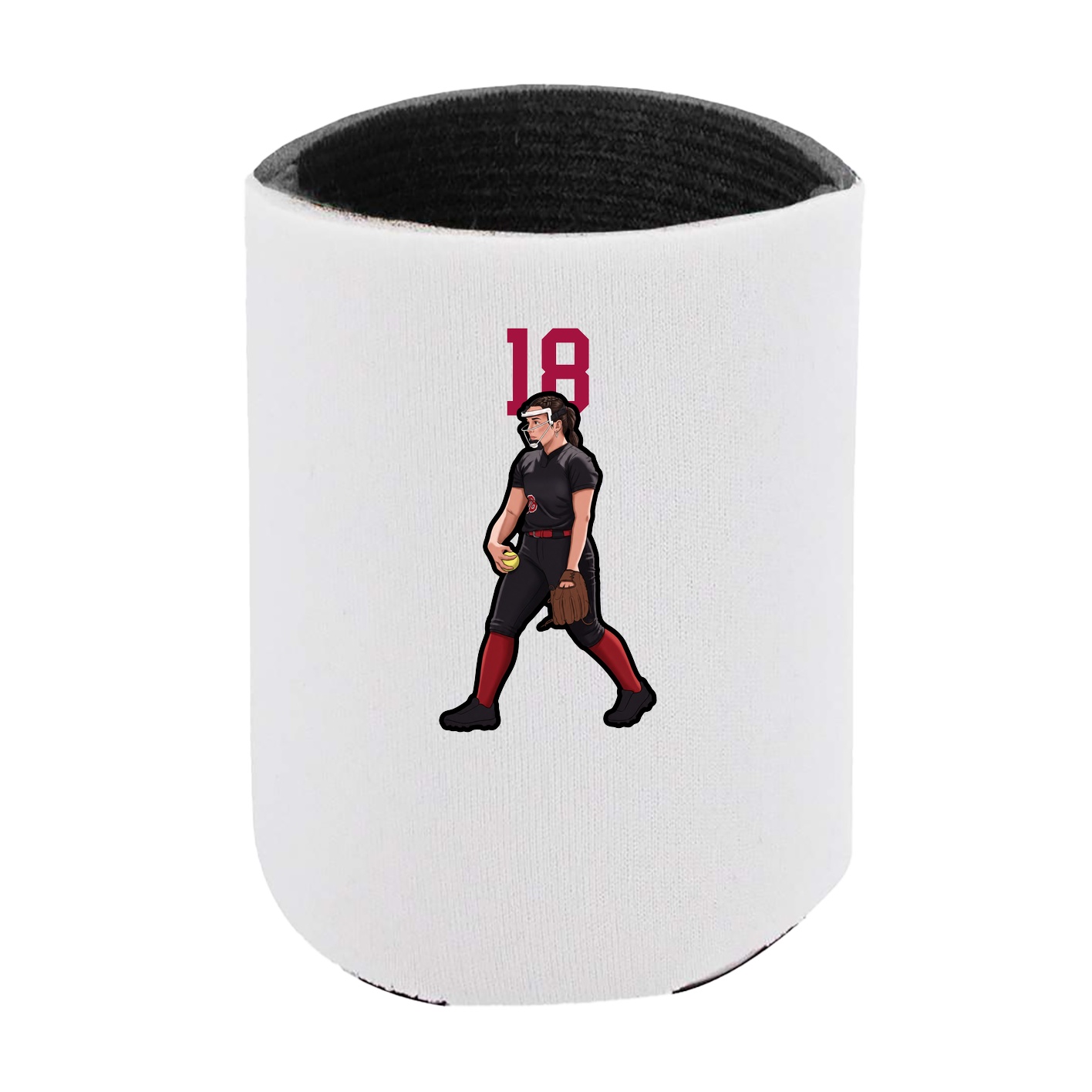 Can Holder — Number Top in White