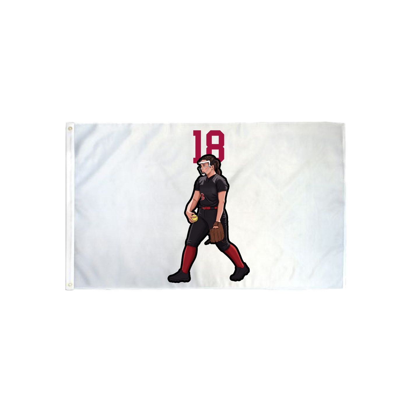 3x5 Flag — Number Top in Classic