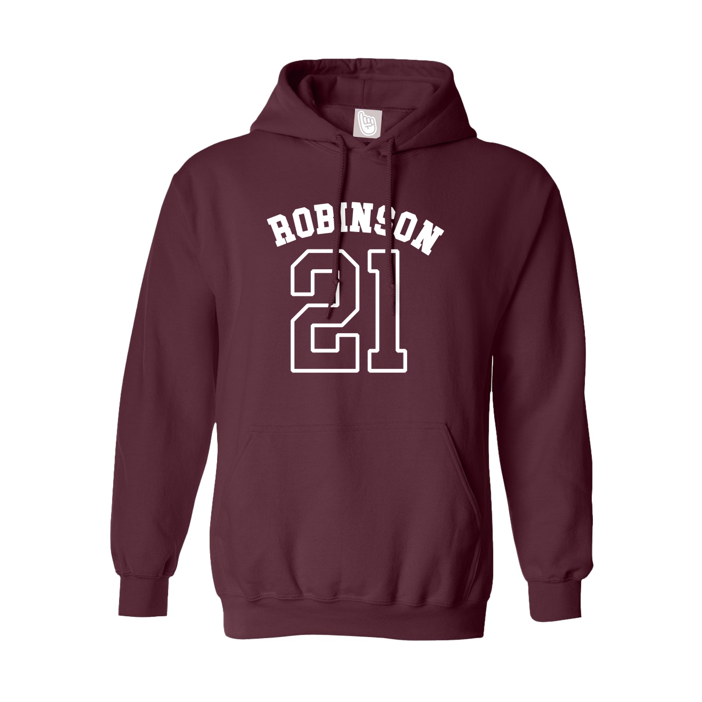 Hoodie — Shirsey Arch in Maroon