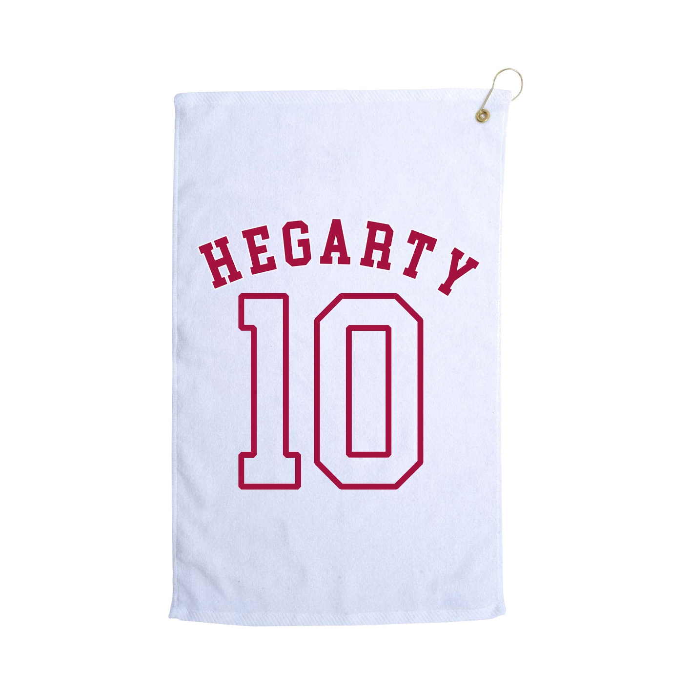 Golf Towel — Shirsey Arch in White
