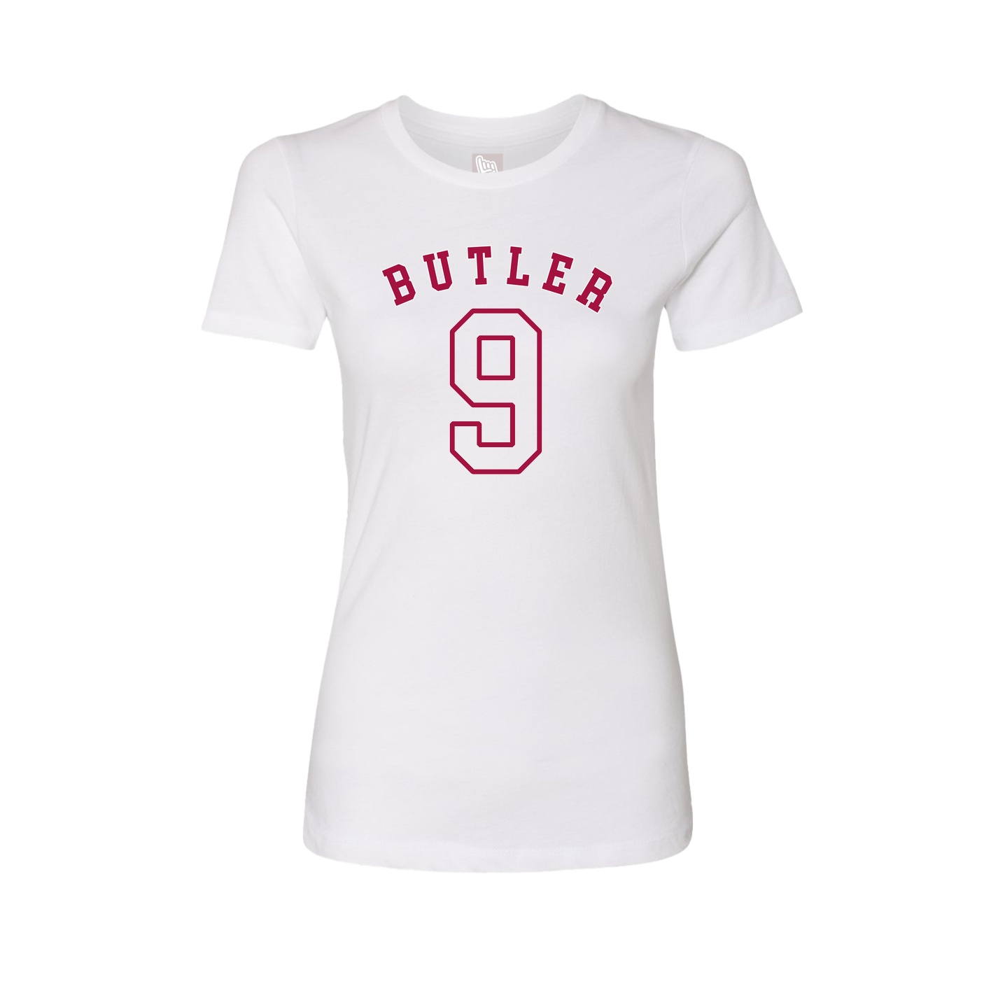 Fitted Women's Tee — Shirsey Arch in White
