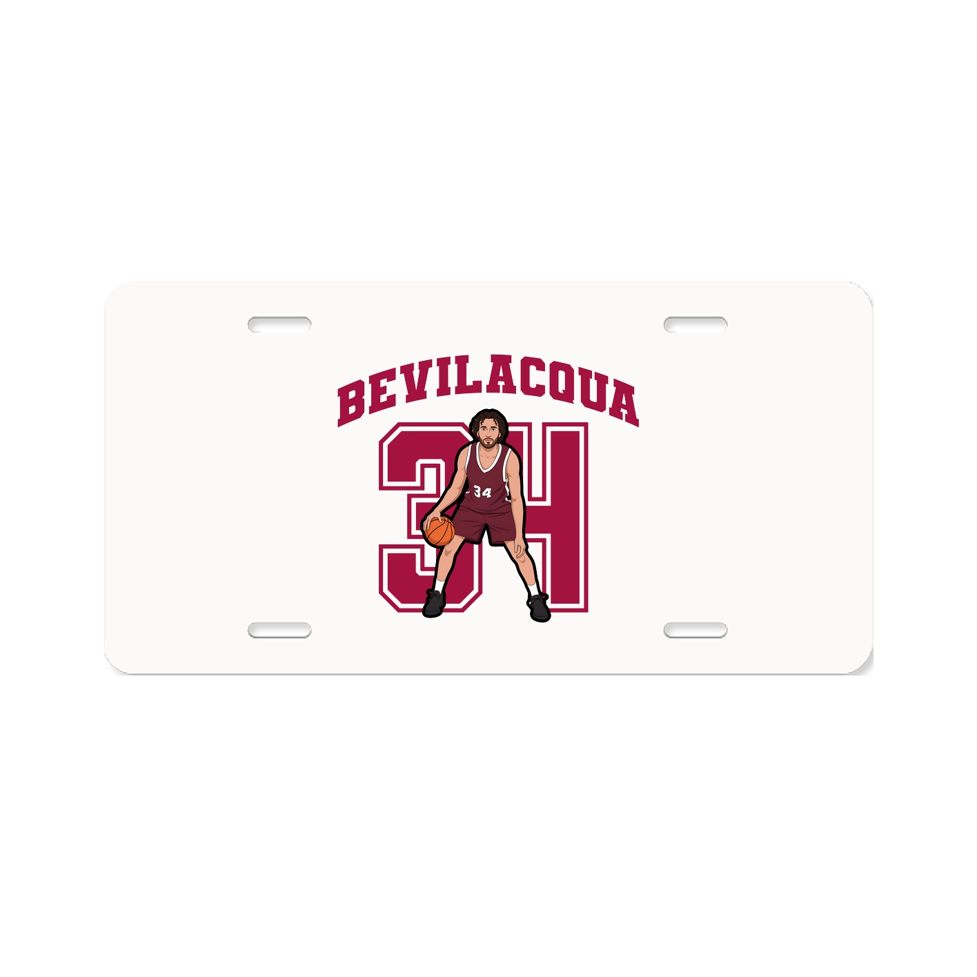 License Plate — Number in Classic