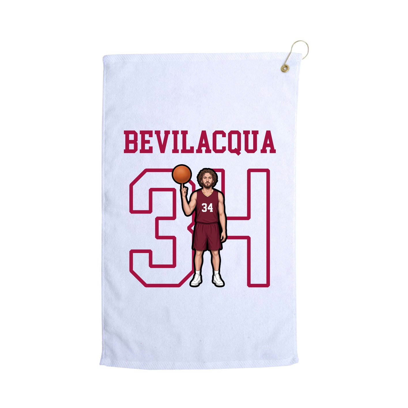 Golf Towel — Shirsey in White