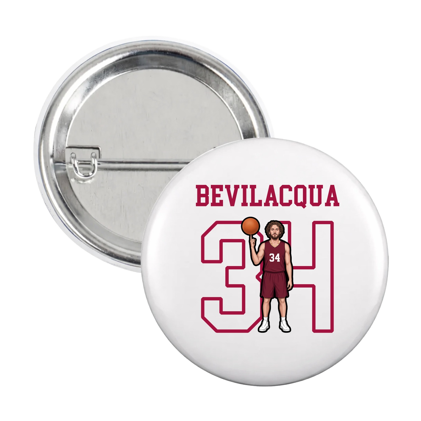 Game Day Button — Shirsey in White