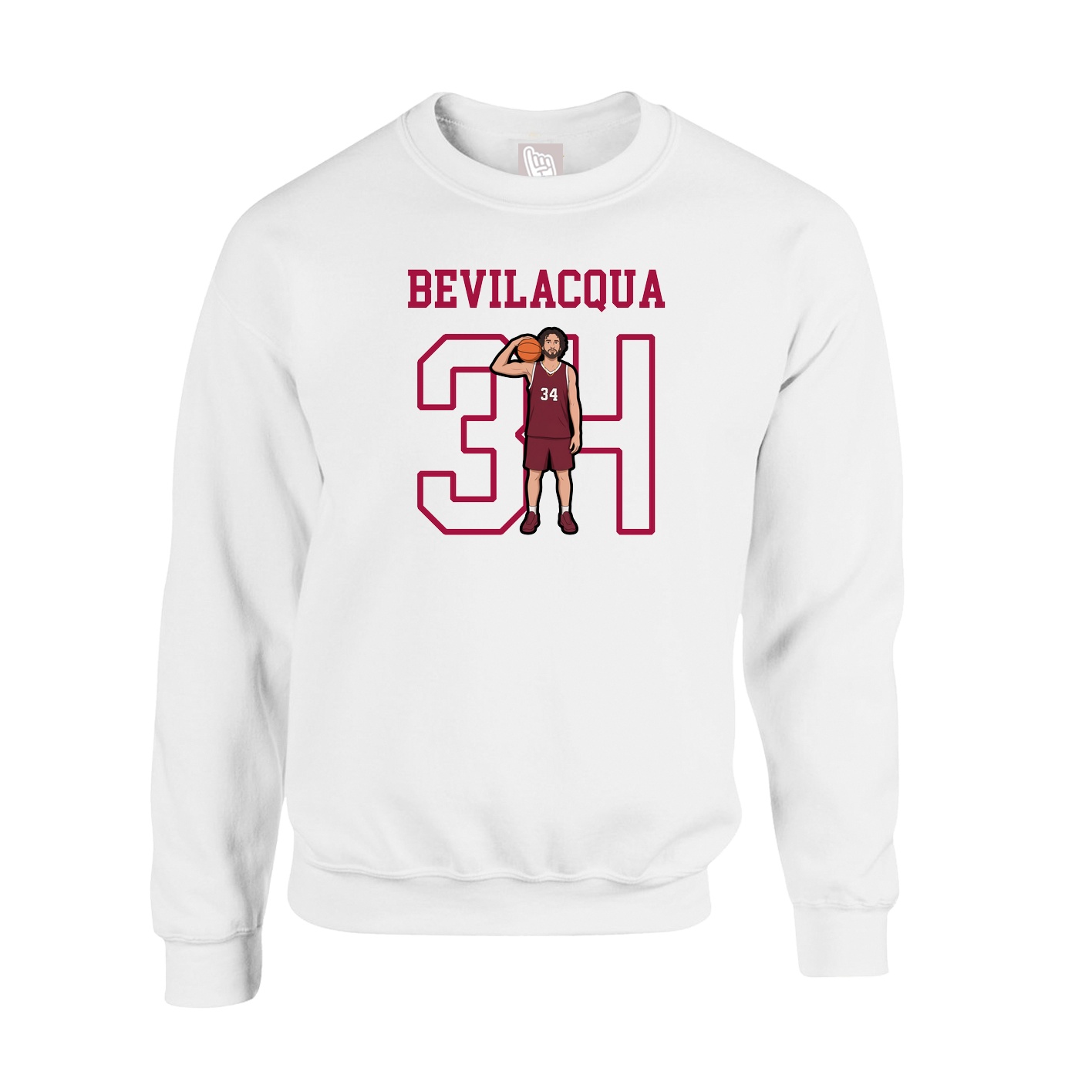 Fleece Crew — Shirsey in White
