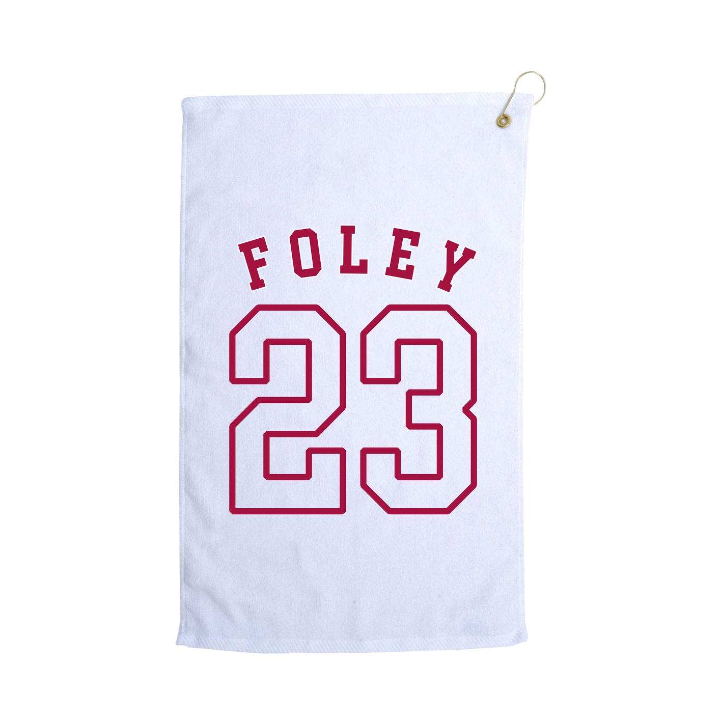Golf Towel — Shirsey Arch in White