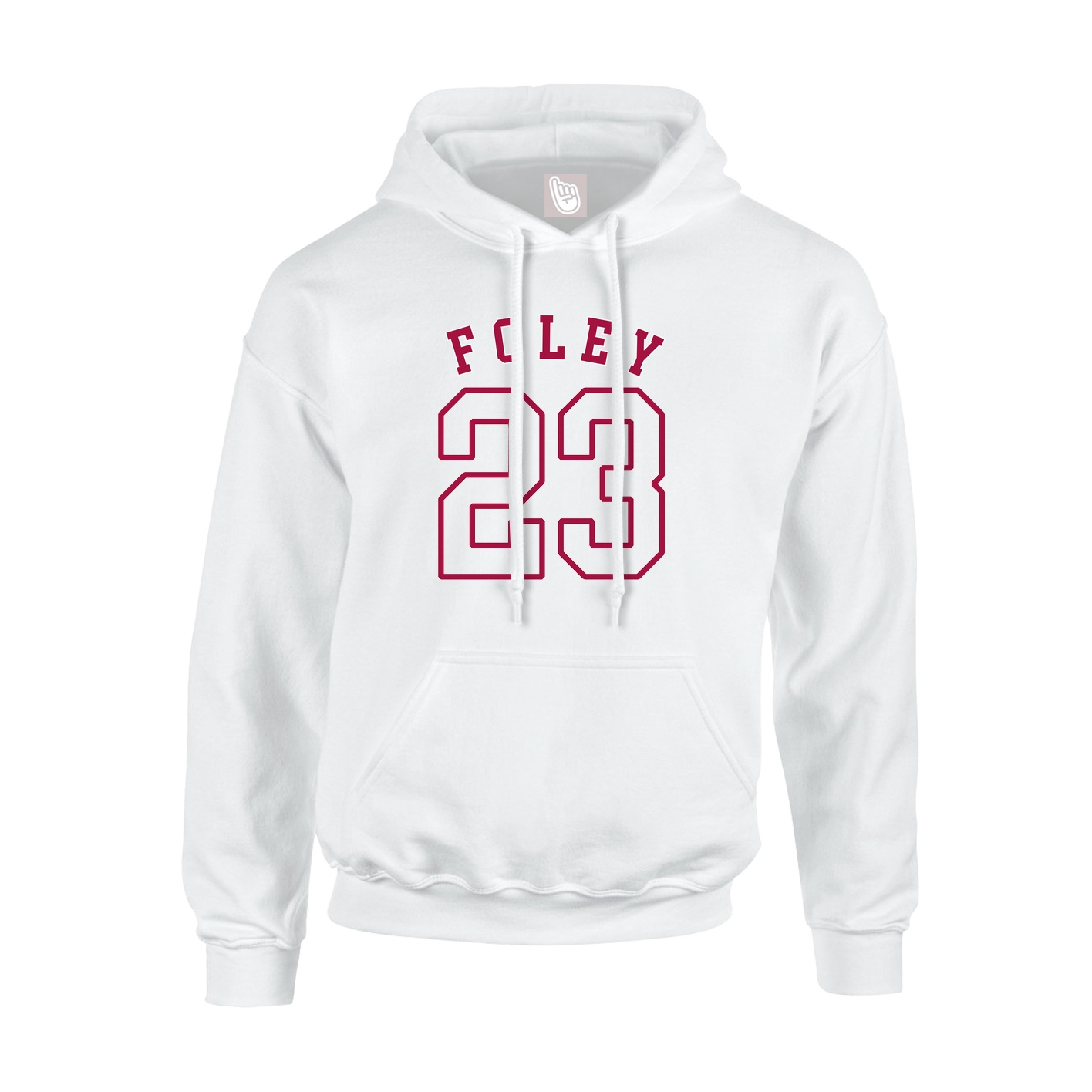 Youth Hoodie — Shirsey Arch in White