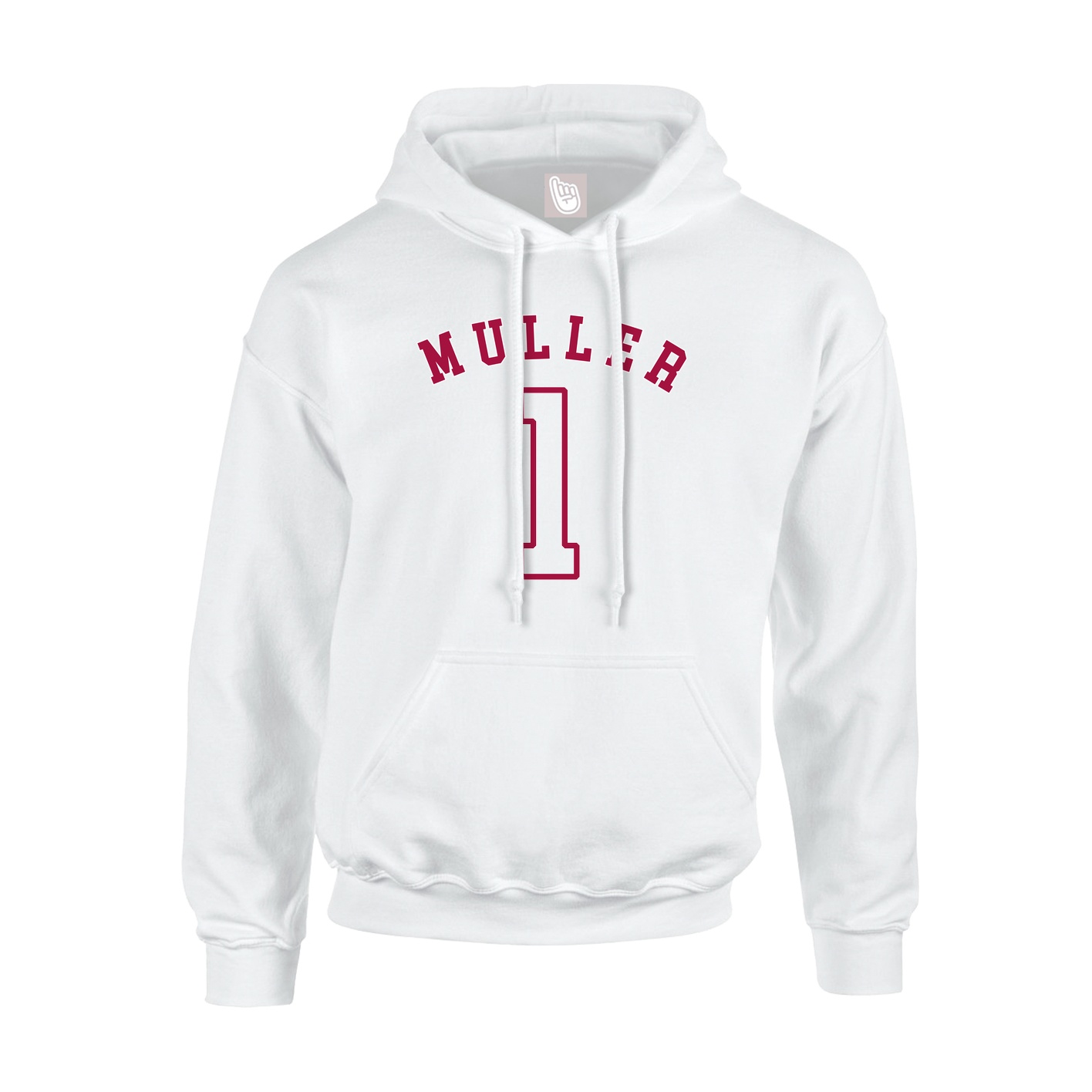 Youth Hoodie — Shirsey Arch in White