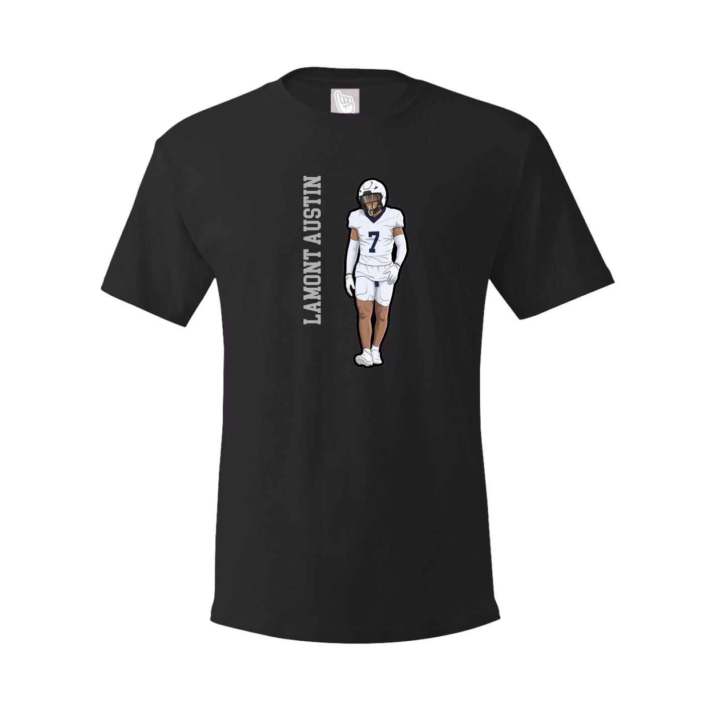 Tee — Name Vertical in Black