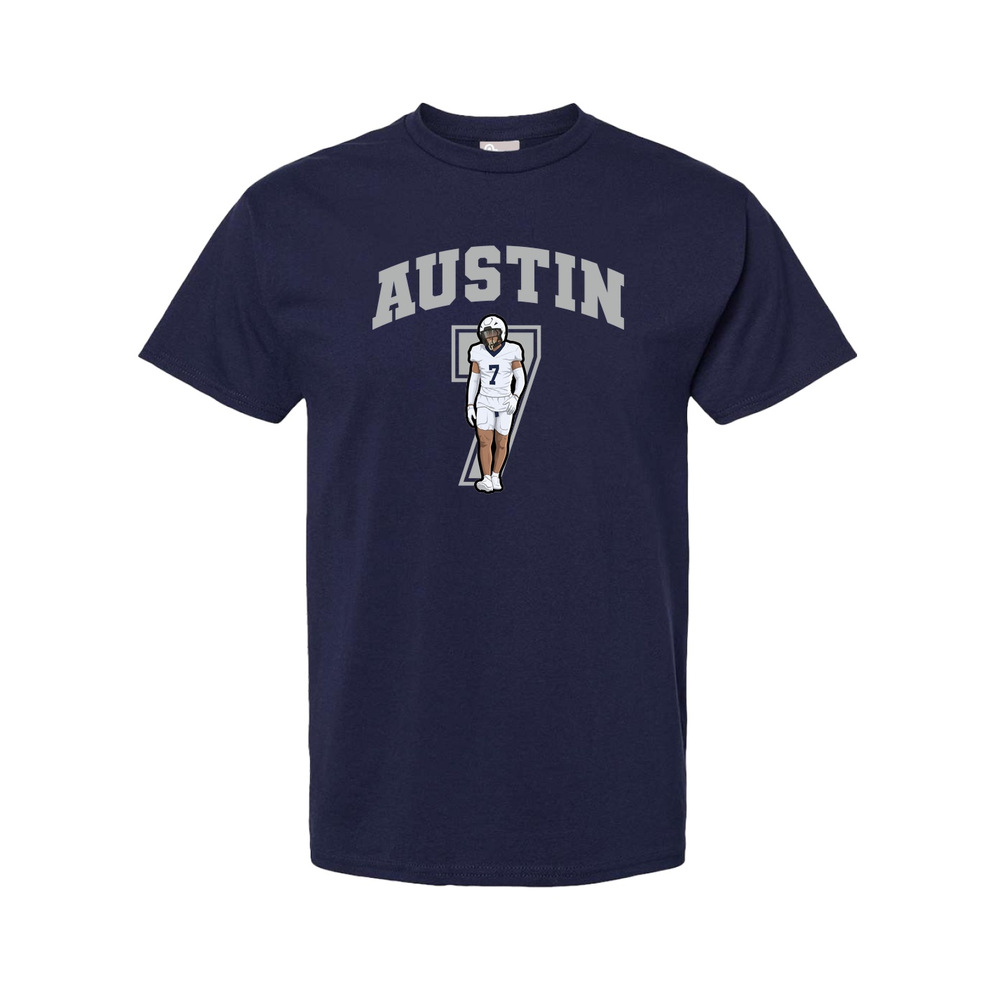 Tee — Number in Navy