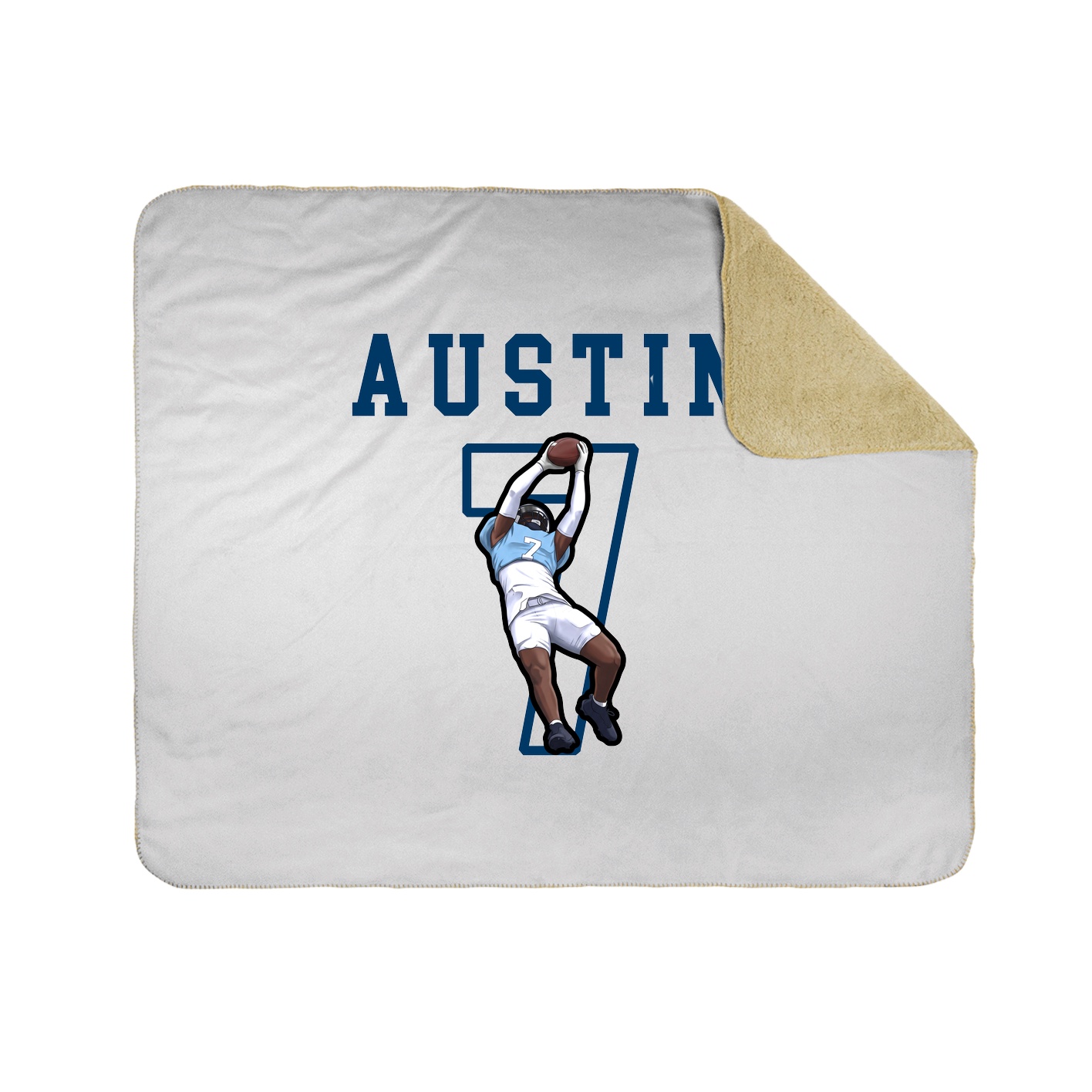 Throw Blanket — Shirsey in White