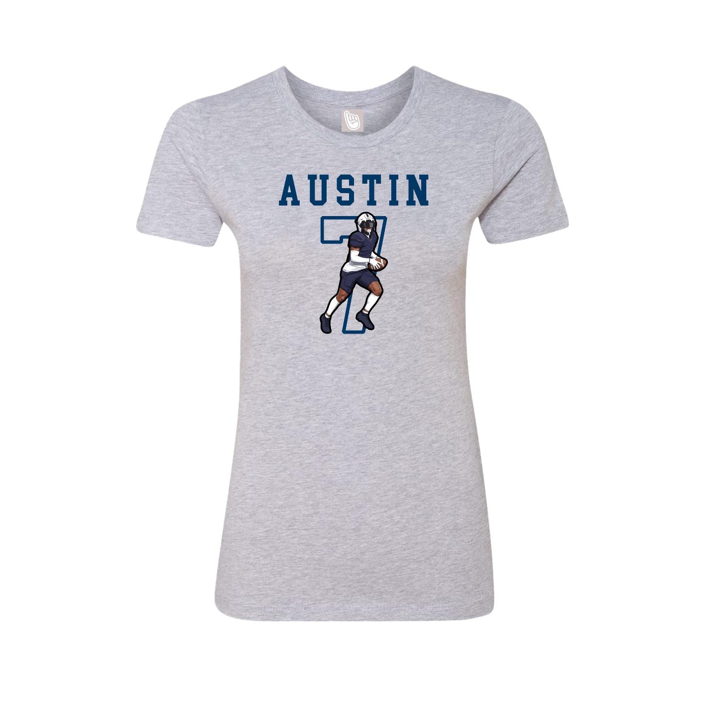 Fitted Women's Tee — Shirsey in Grey