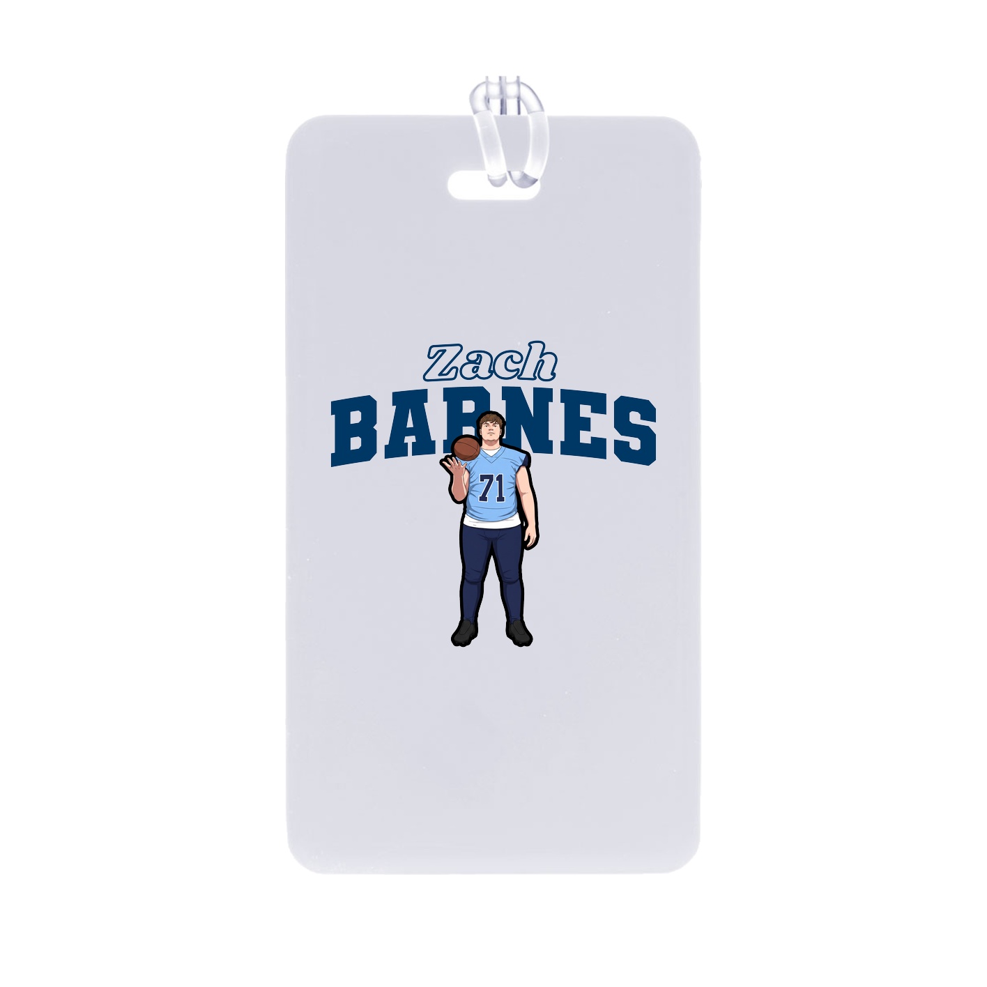 Bag Tag — Name Arch in Classic