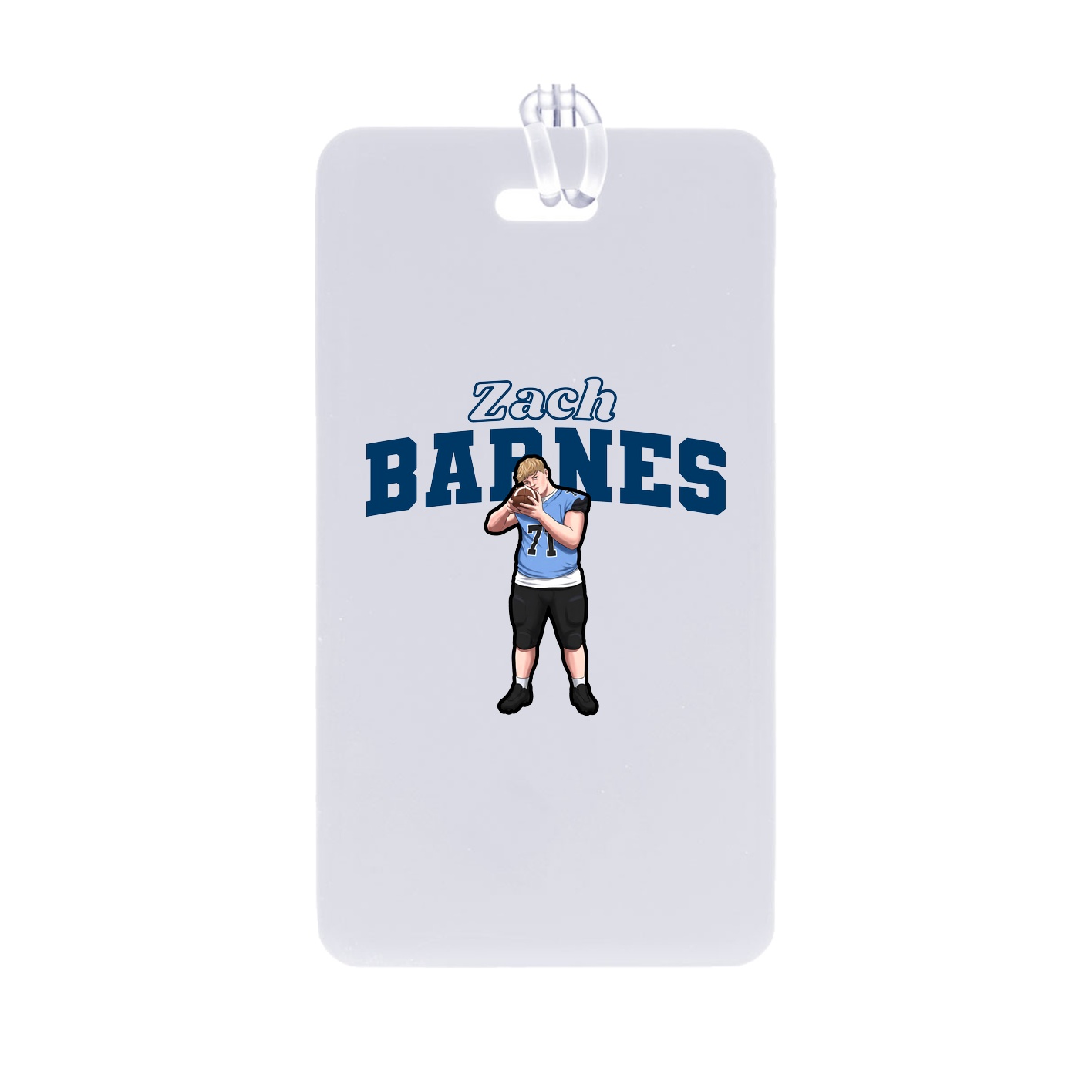 Bag Tag — Name Arch in Classic
