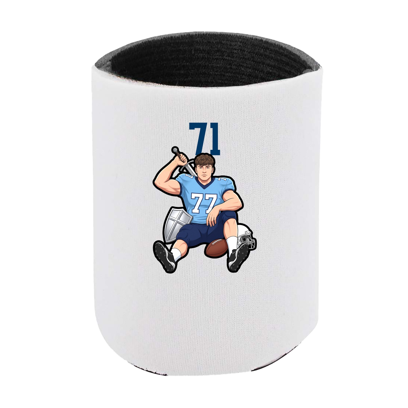 Can Holder — Number Top in White
