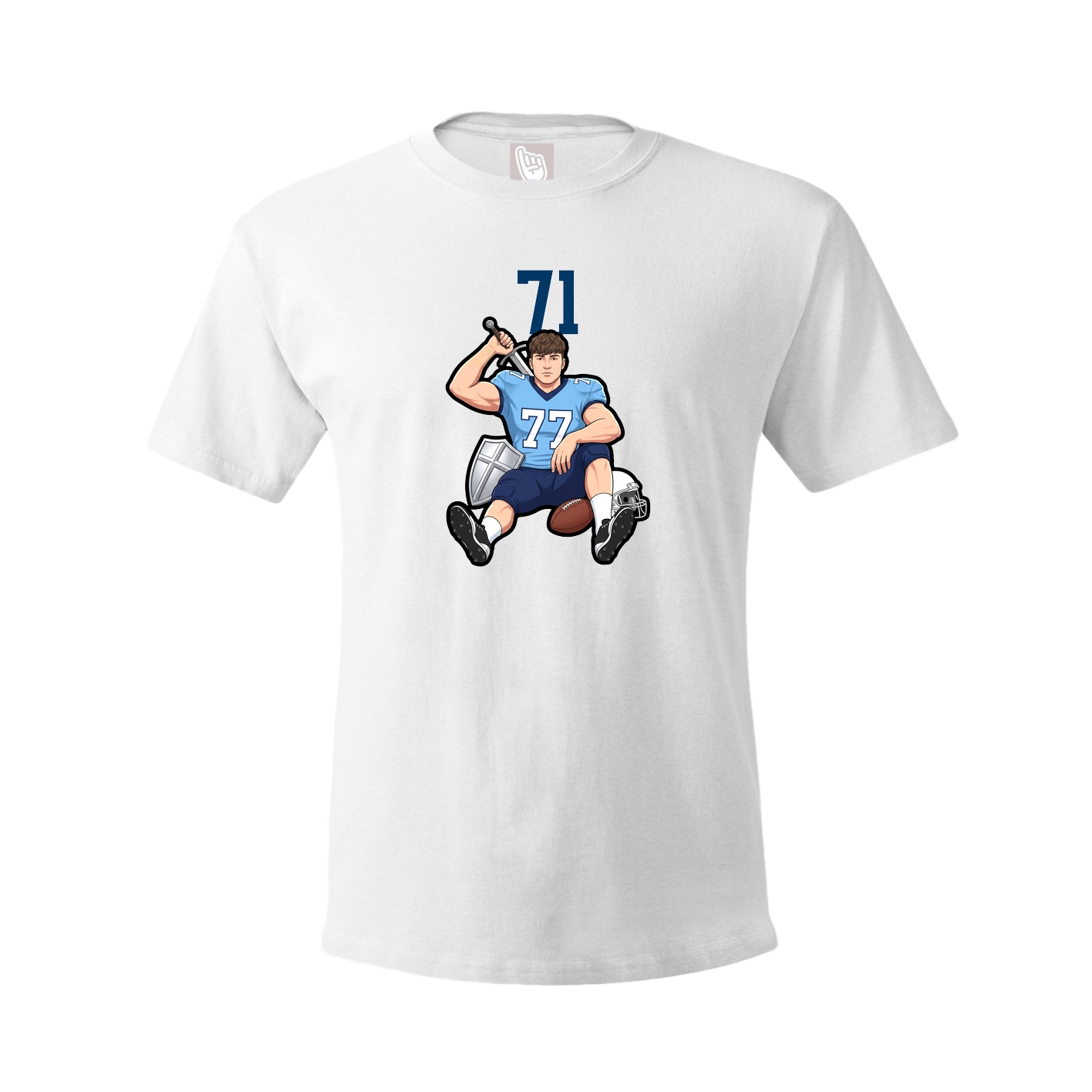 Tee — Number Top in White