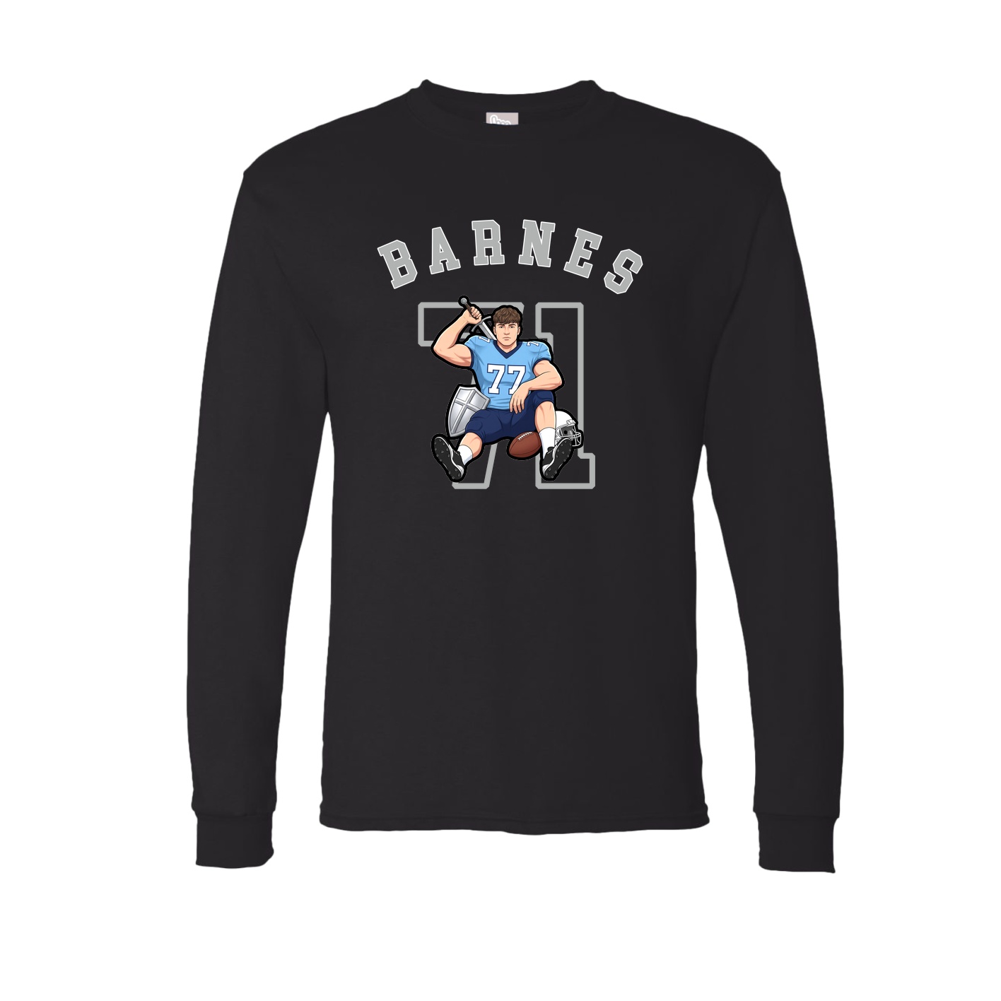Long Sleeve Tee — Shirsey Arch in Black