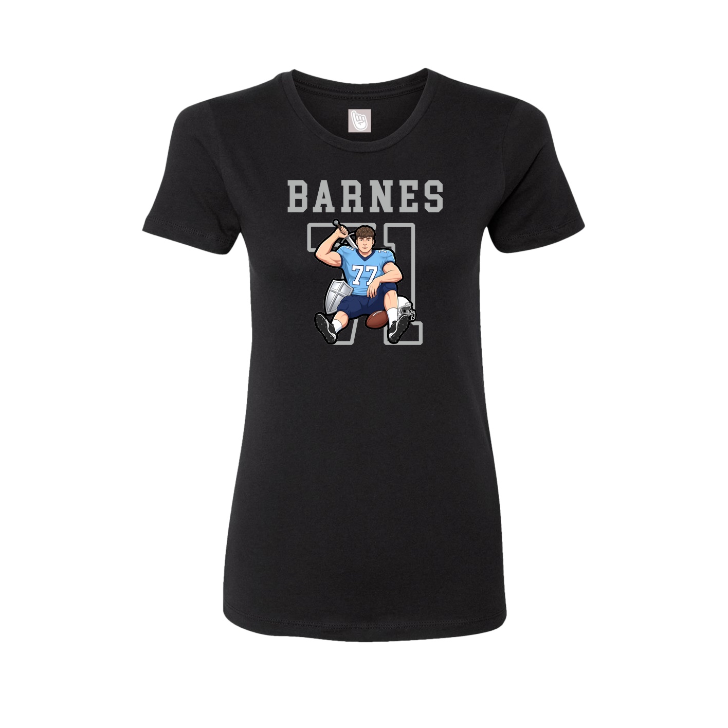 Fitted Women's Tee — Shirsey in Black