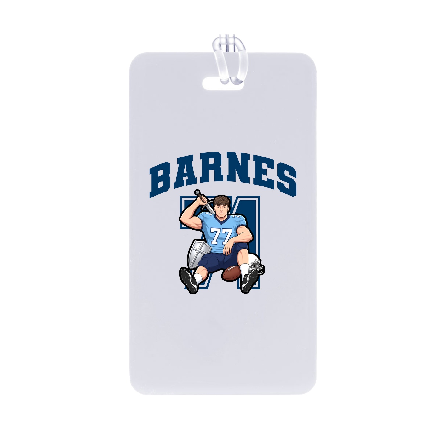 Bag Tag — Number in Classic
