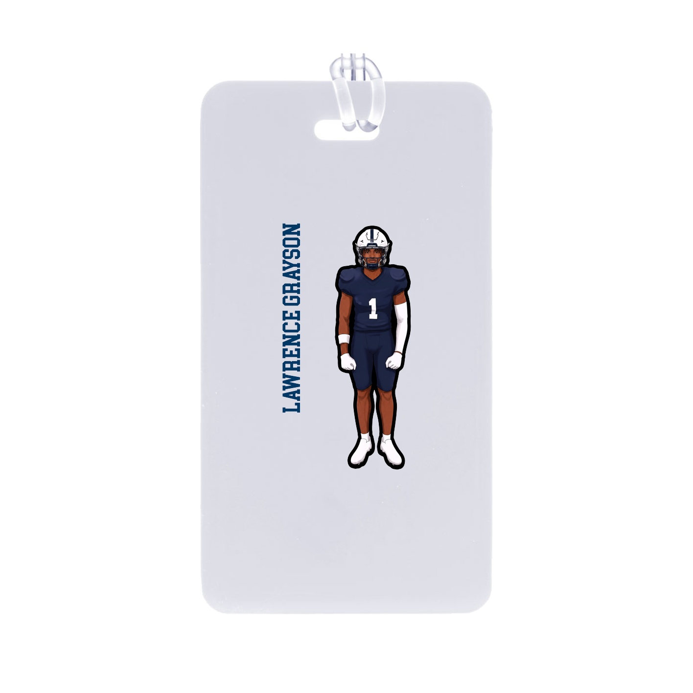 Bag Tag — Name Vertical in Classic